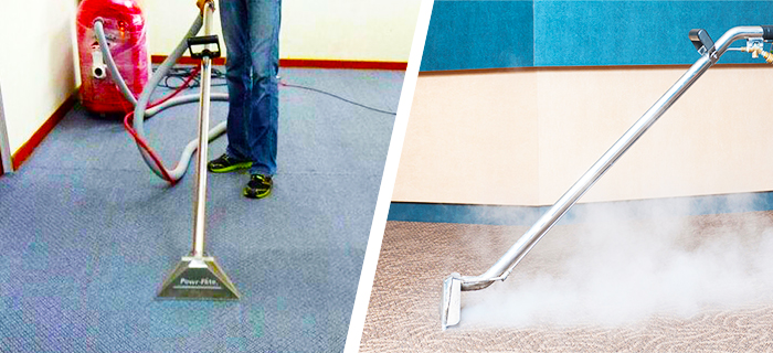 steam cleaning dry carpet cleaning